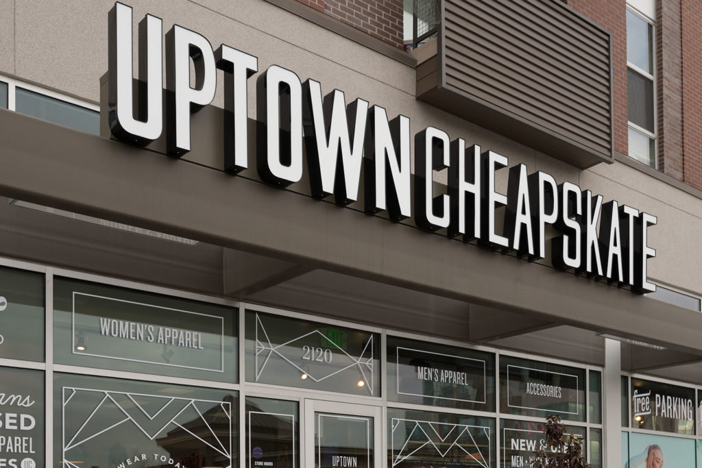 uptown cheapskate storefront