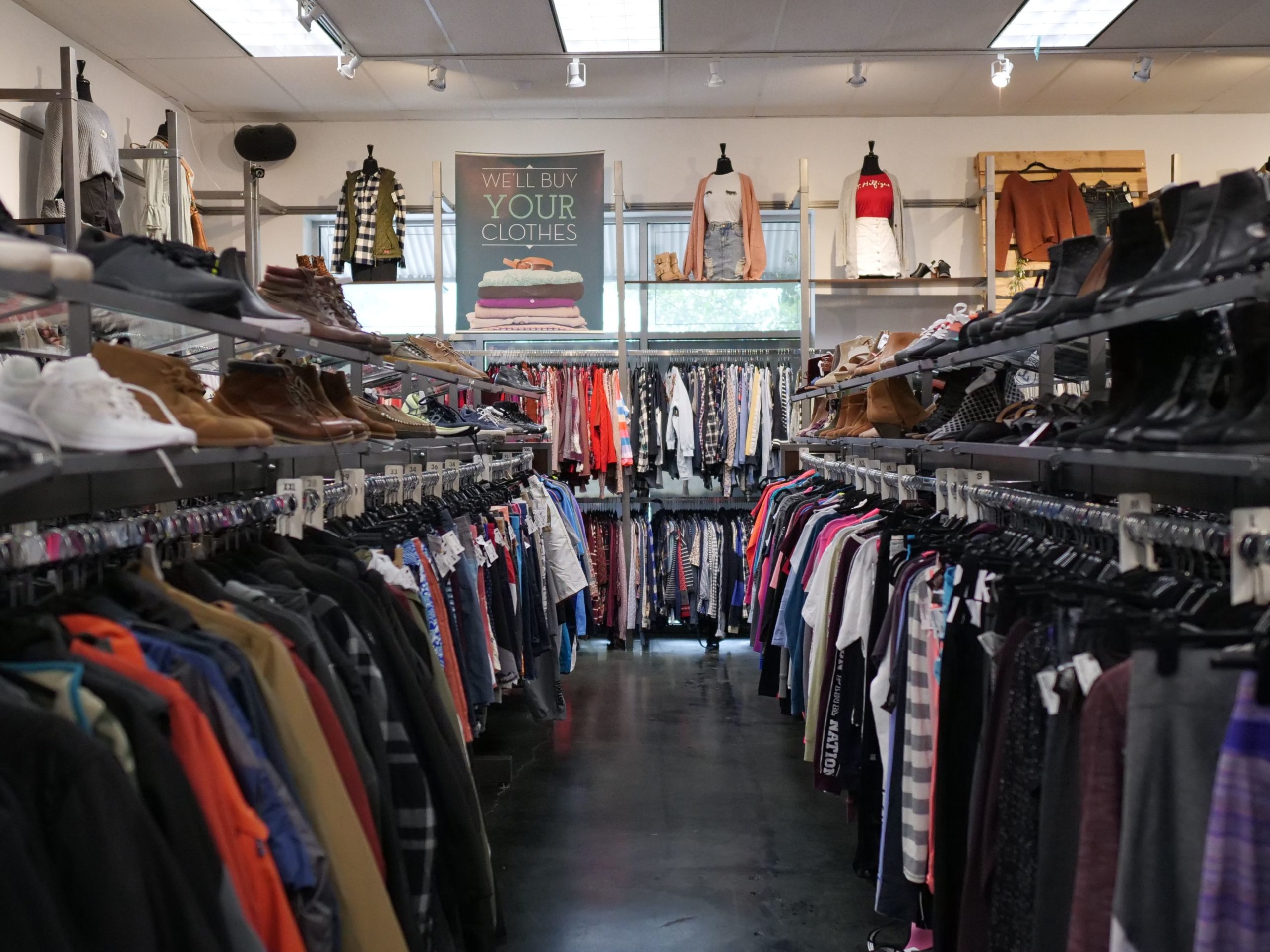 Resale Clothing Business Store Shot