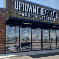 Uptown Cheapskate, resale clothing business, store shot